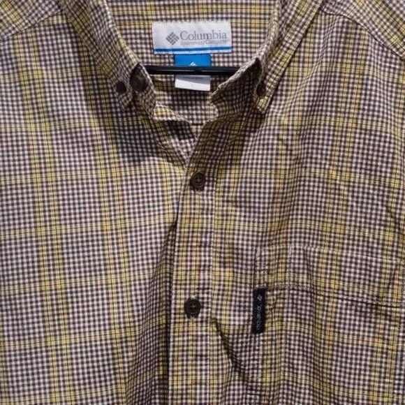 Columbia Men's Plaid Long Sleeve Shirt | Size L | Rugged Comfort Meets Everyday - Picture 4 of 13